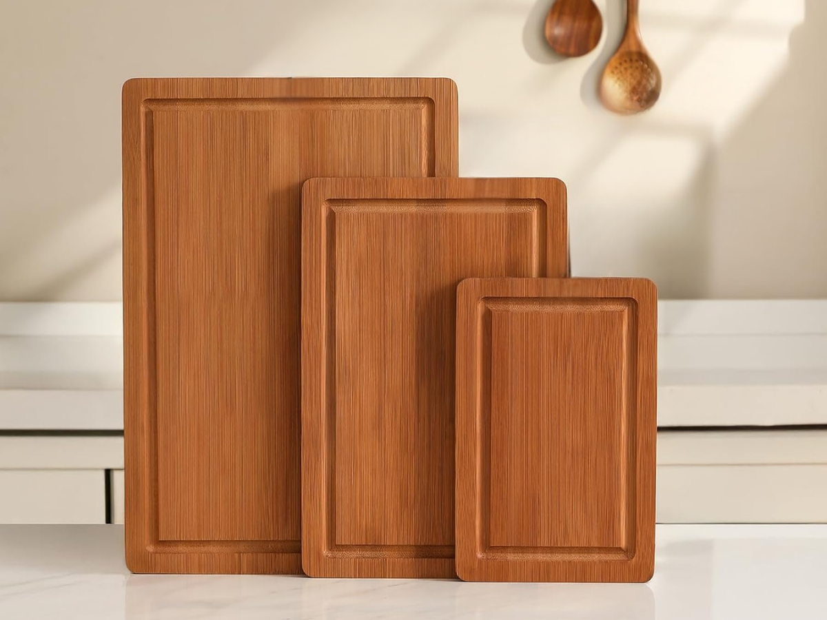 Snuvid Bamboo Cutting Board Set of 3