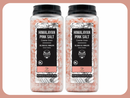Soeos Himalayan Salt Coarse Grain 39oz 2 Pack