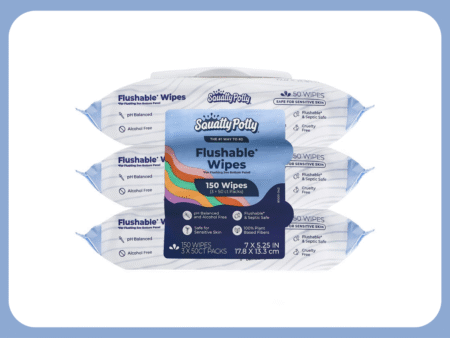 Squatty Potty Flushable Wipes