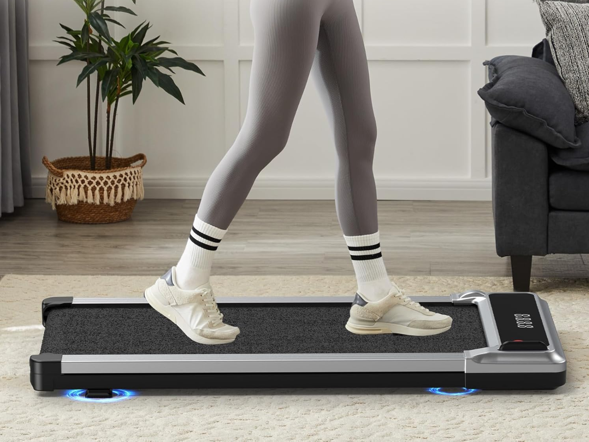 Sweetcrispy Compact Treadmill for Small Spaces Quiet Under Desk Walking Pad Slim Portable Design for Home Office Workouts Easy to Store Ideal for Apartments and Work from Home Fitness Sweetcrispy Compact Treadmill for Small Spaces Quiet Under Desk Walking Pad Slim Portable Design for Home Office Workouts Easy to Store Ideal for Apartments and Work from Home Fitness
