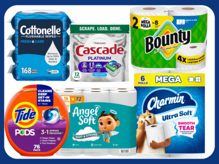 amazon double stack p&g household essentials