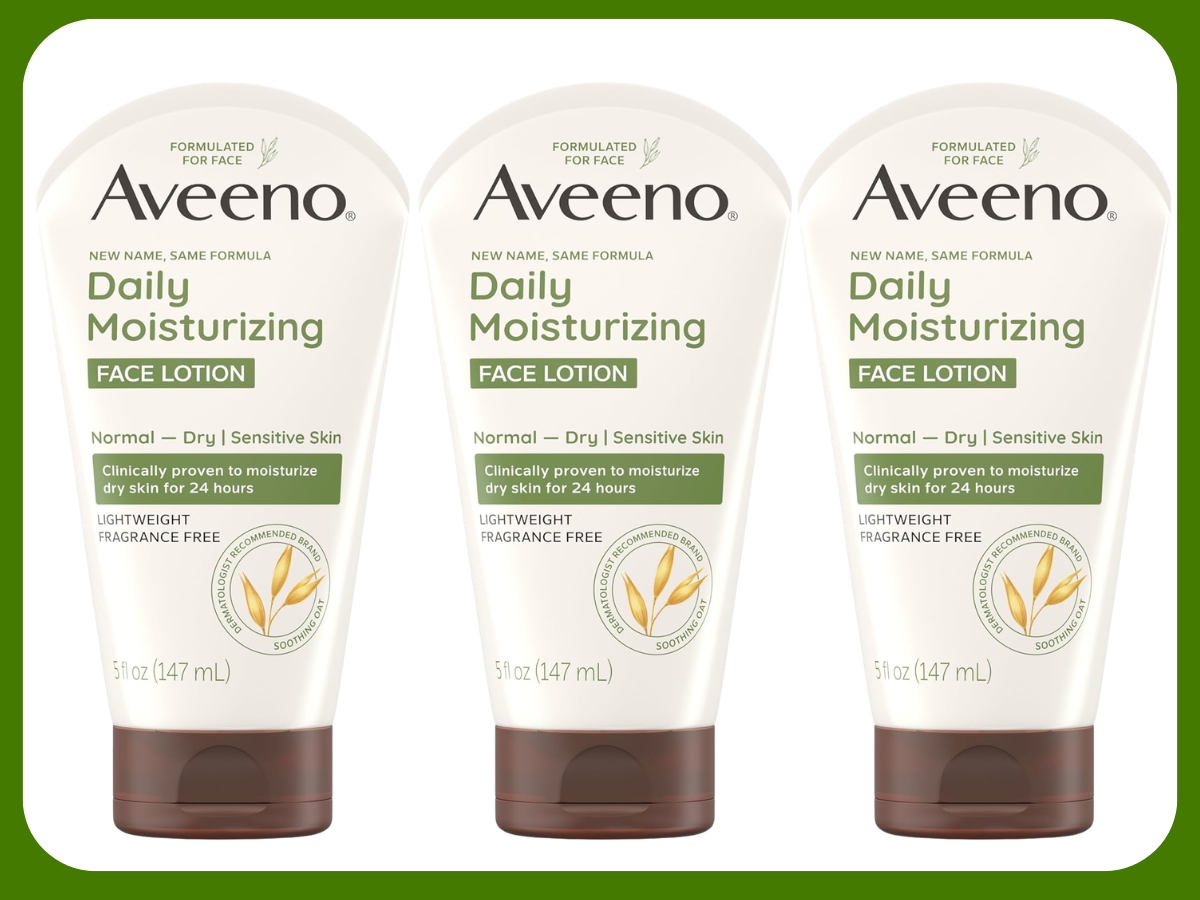 aveeno face lotion
