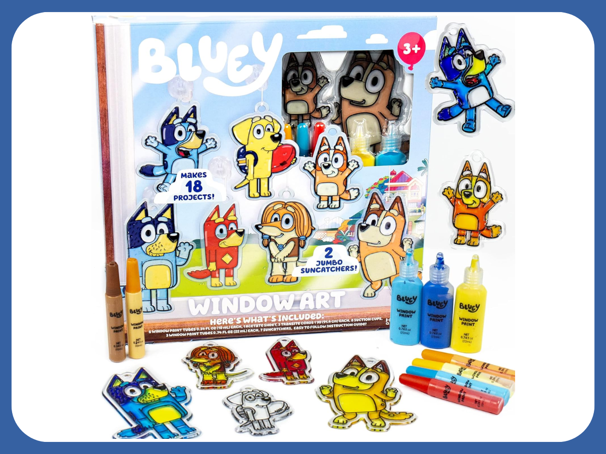 bluey sun catcher bluey sun catcher