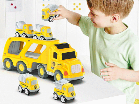 construction truck transporter