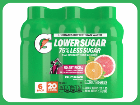 gatorade lower sugar
