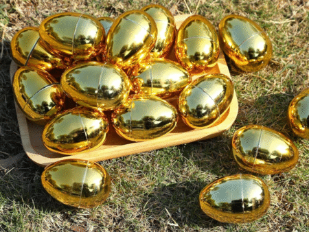golden easter eggs