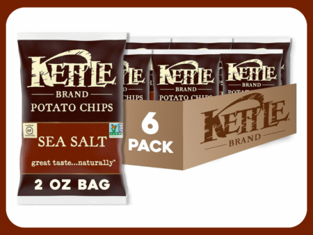 kettle chips sea salt 6 pack