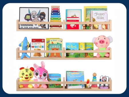 kids book shelves