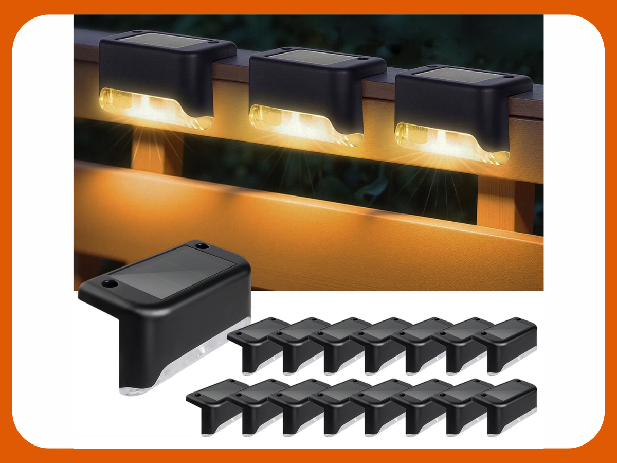 solar deck lights