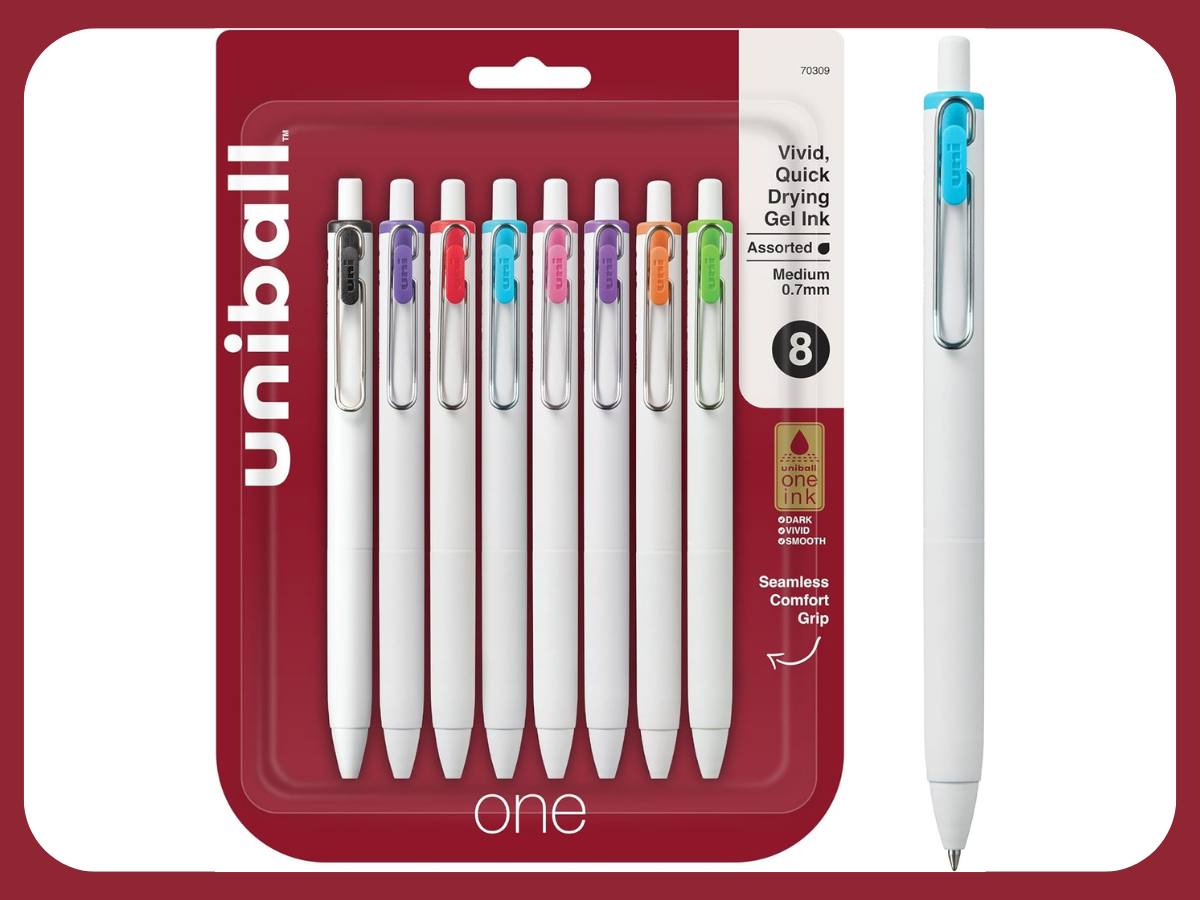 uniball one Retractable Gel Pens