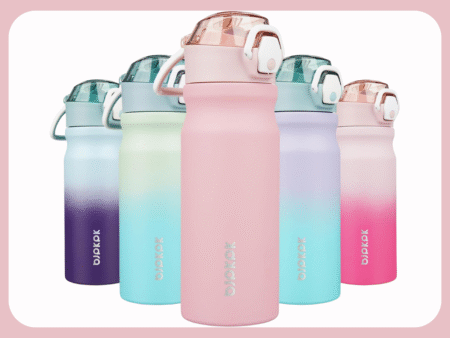 BJPKPK Water Bottle 18oz with Straw