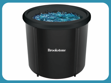 Brookstone Portable Ice Bath Cold Plunge Therapy Tub