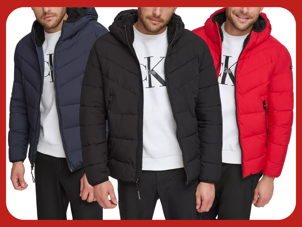 Calvin Klein Men's Chevron Stretch Jacket