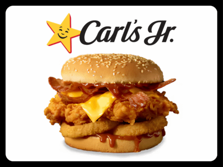 Carl's Jr Western Bacon Chicken Sandwich