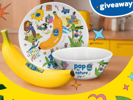 Chiquita Banana Pop Art Plate set