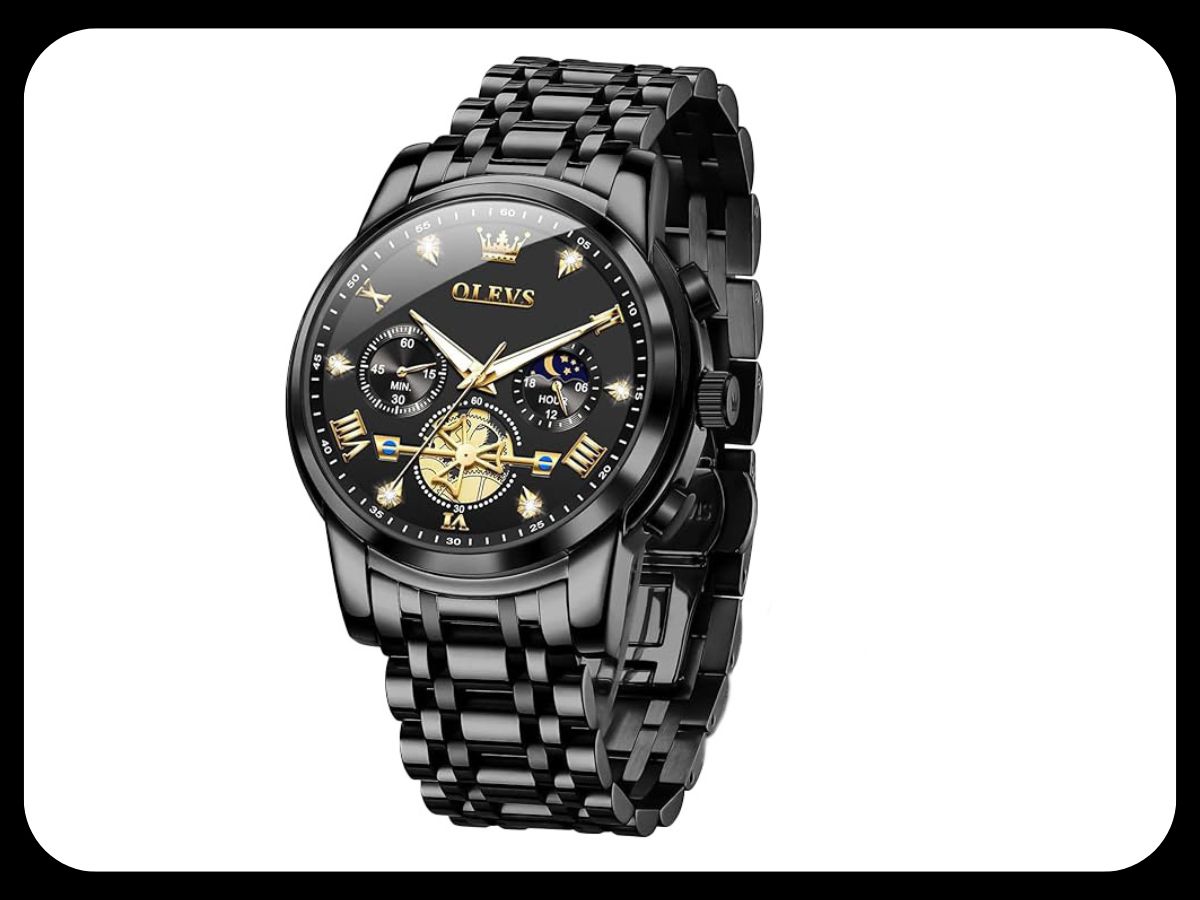 OLEVS Mens Luxury Chronograph Watch