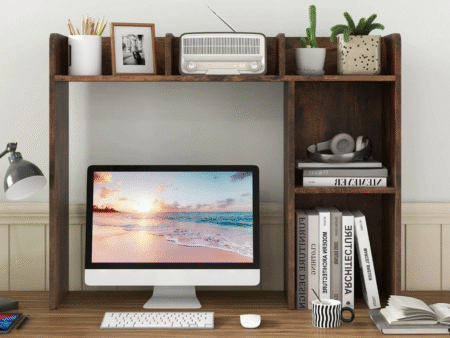 Costway Desk Bookshelf