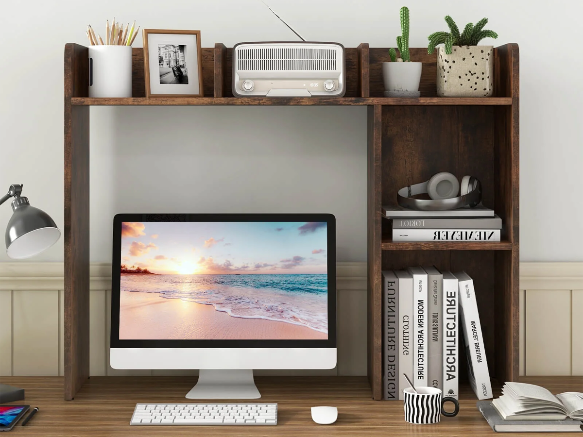 Costway Desk Bookshelf Costway Desk Bookshelf