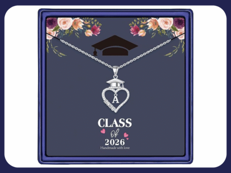 GRADUATION INITIAL NECKLACE