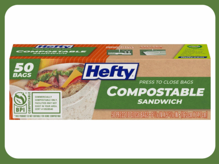 Hefty Compostable sandwich Bags
