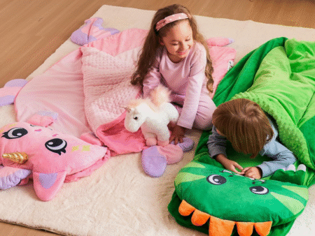 JOIEDOMI Kids Sleeping Bag Mat & Pillow