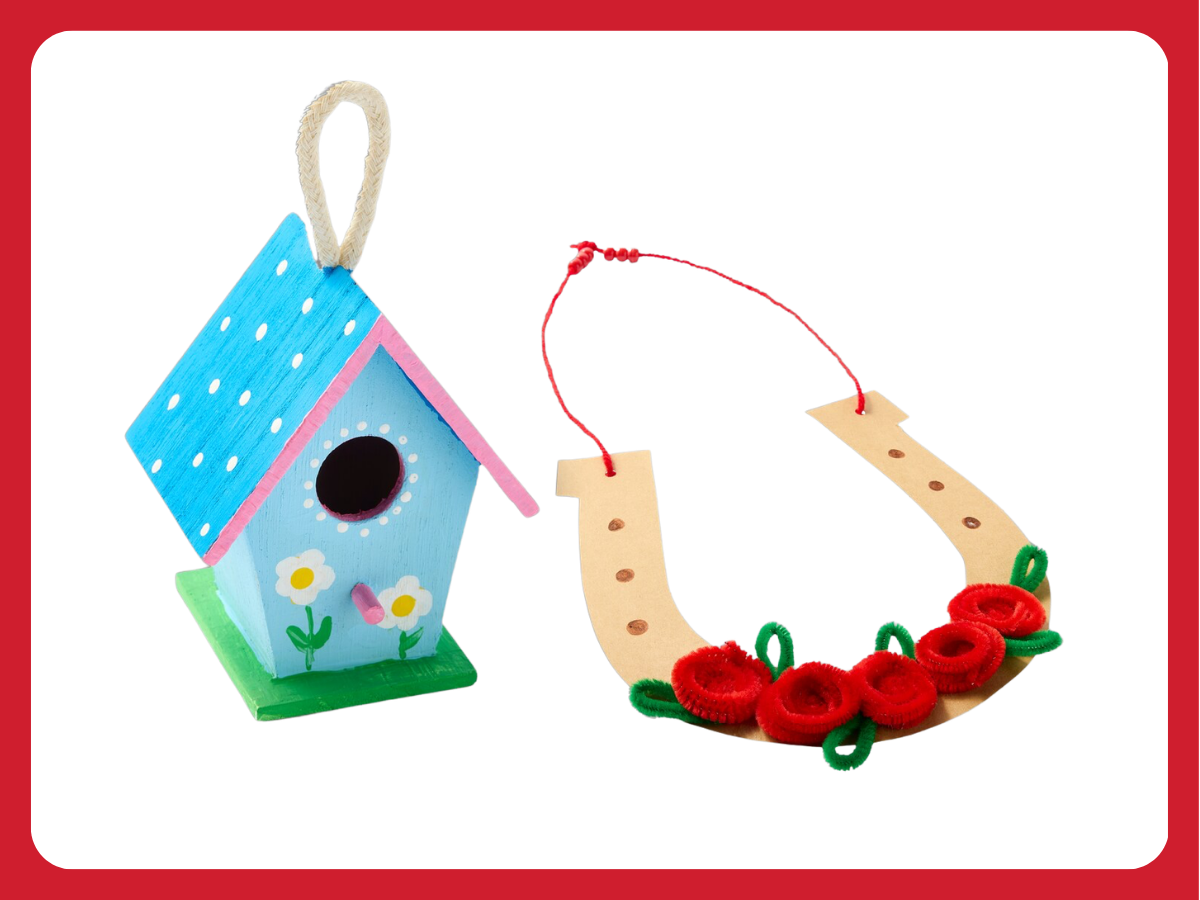 Michaels Paint a Spring Birdhouse or Make a Derby Horseshoe on April 26th