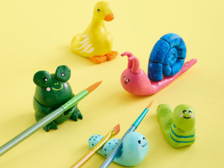 Michales Kids Club Clay Pencil & Paintbrush Pals