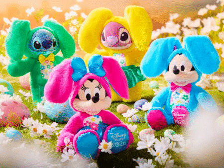 Minnie or Mickey Easter Plush