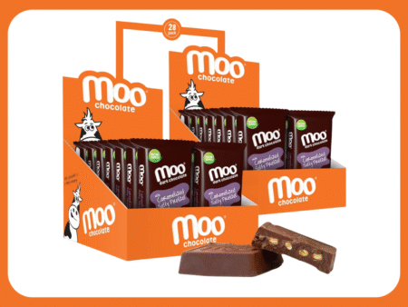 Moo Chocolates All Natural Dark Chocolate Mini Bars