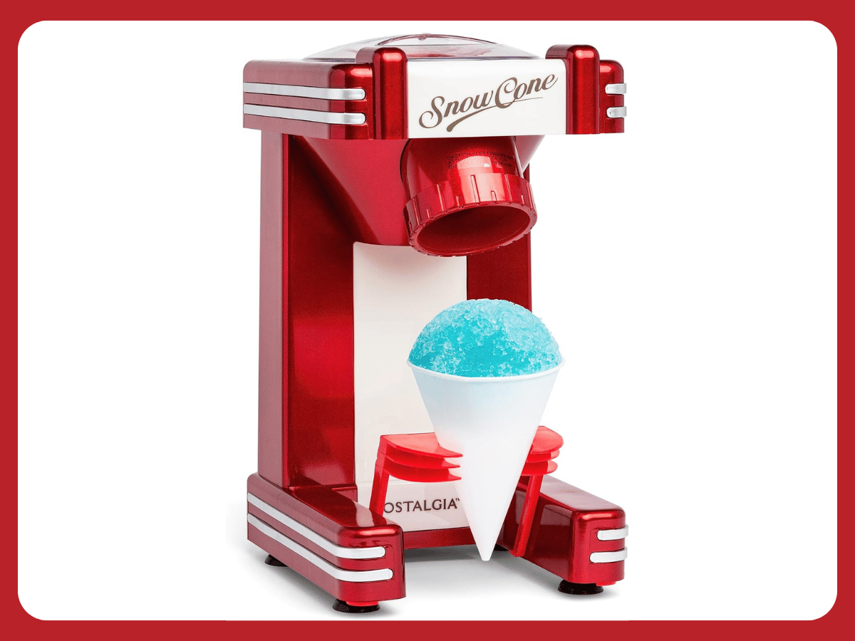 Nostalgia Snow Cone Shaved Ice Machine (1) Nostalgia Snow Cone Shaved Ice Machine