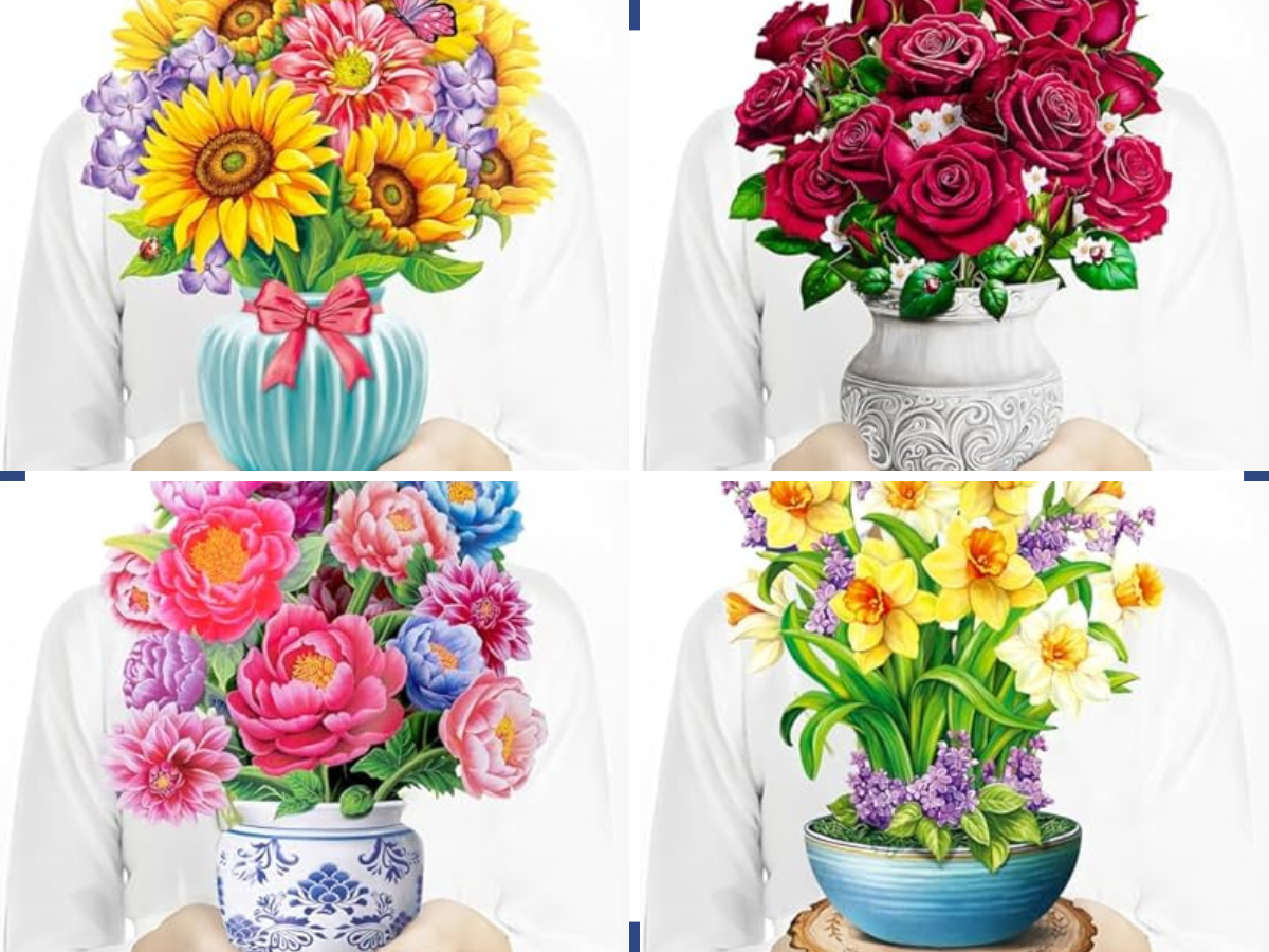 Paper flower bouquet 