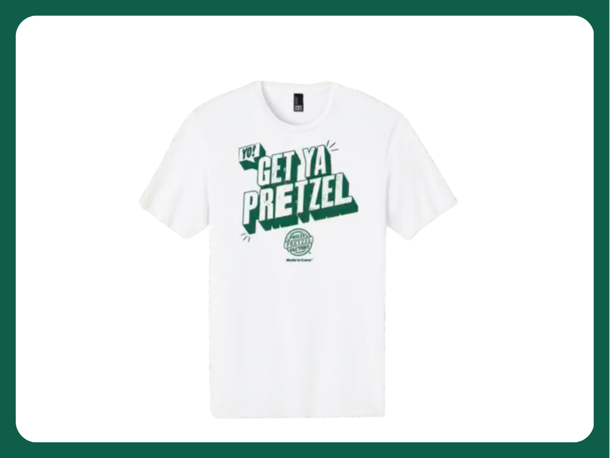 Possible Free Yo! Get Ya Pretzel T Shirt