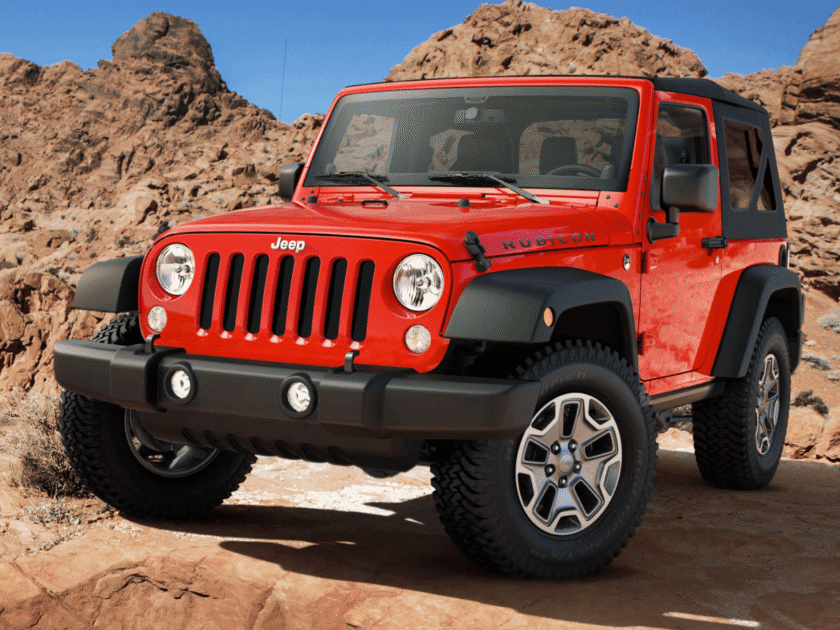Red Jeep