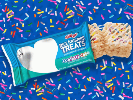 Rice Krispies Confetti Cake