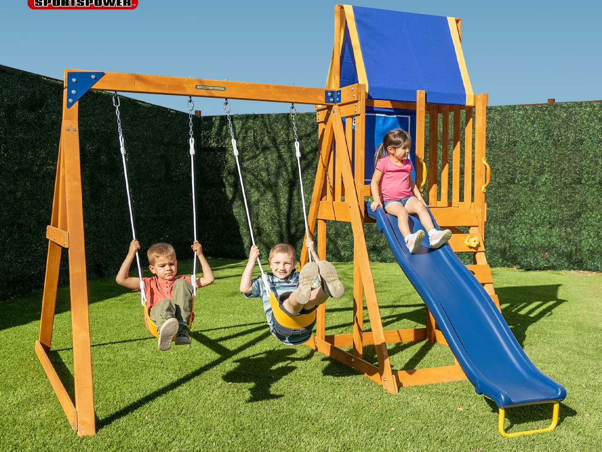 Sportspower North Peak Wooden Swing