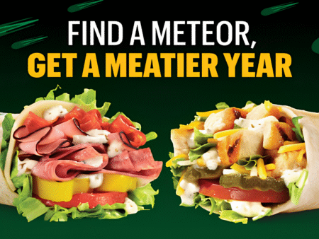 Subway Find a Meteor Get a Meatier Year