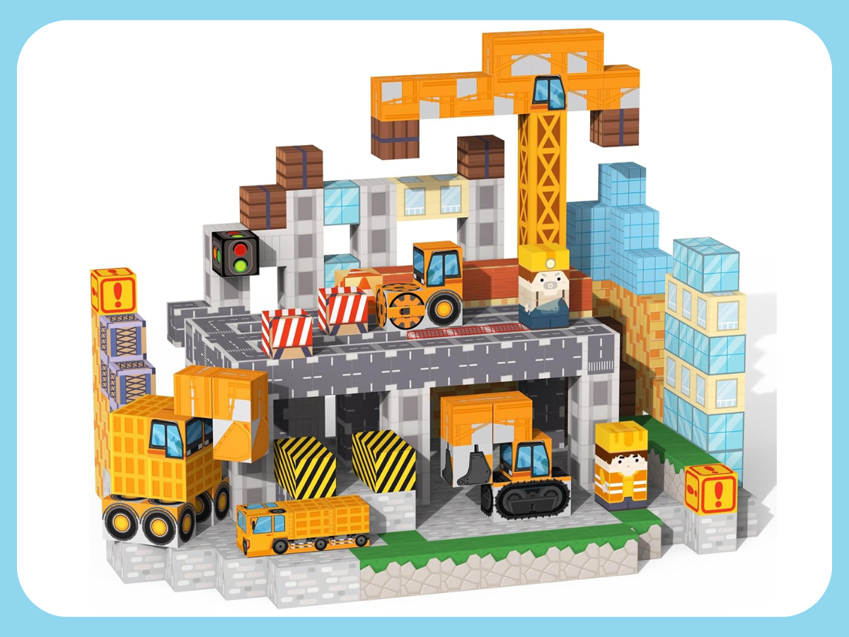 VNLINA Construction Magnetic Blocks Building Set VNLINA Construction Magnetic Blocks Building Set