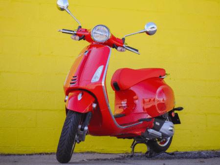 Vespa in Red