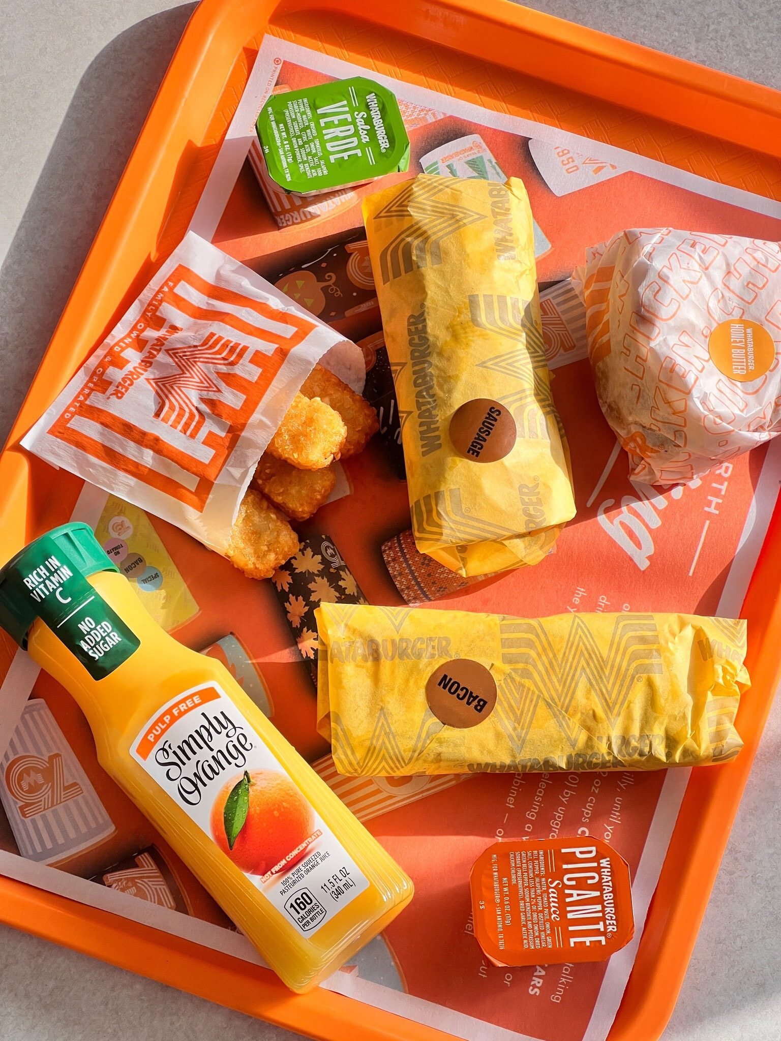 Whataburger food