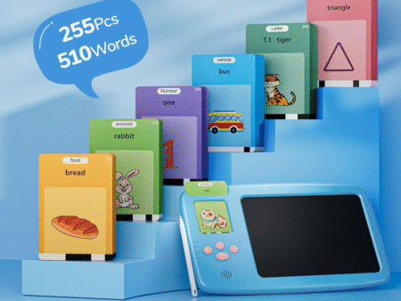Zonstvys Talking Flash Cards 2 in 1 LCD Writing Tablet