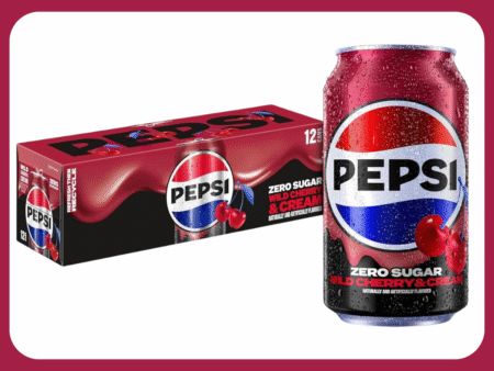 cherry pepsi and cream 12 pack case zero sugar