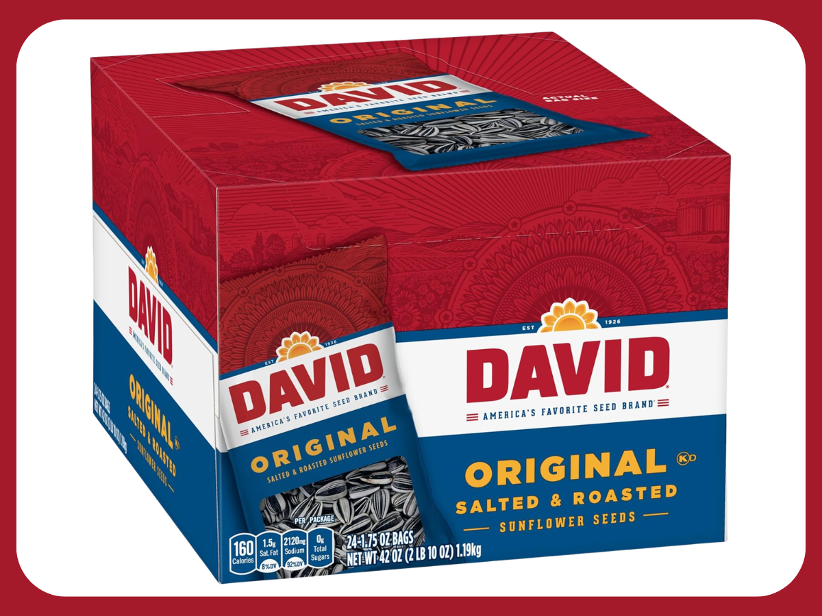 david sunflower seeds 24 pack