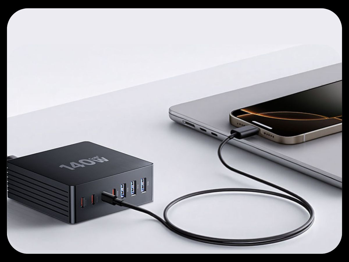 7-Port Charging Station