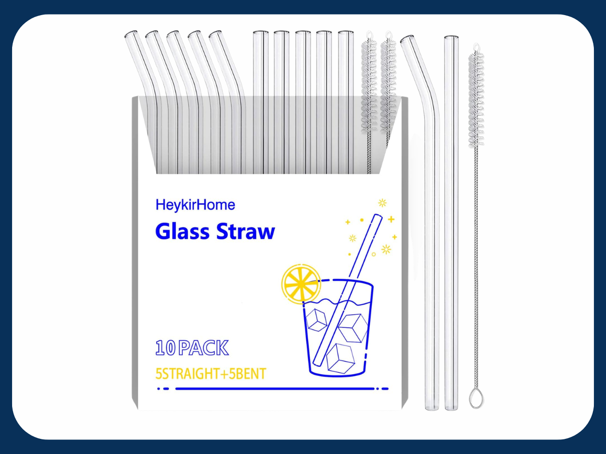 glass straws