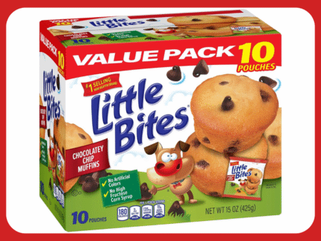 Little Bites Chocolatey Chip Muffins, 10 Pouches on Amazon Now $6.xx