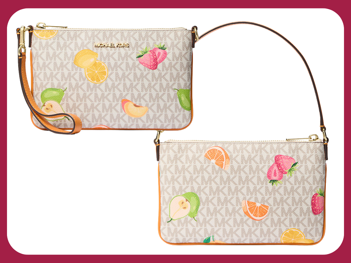 michael kors wristlet fruits