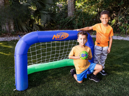 nerf inflatable soccer goal