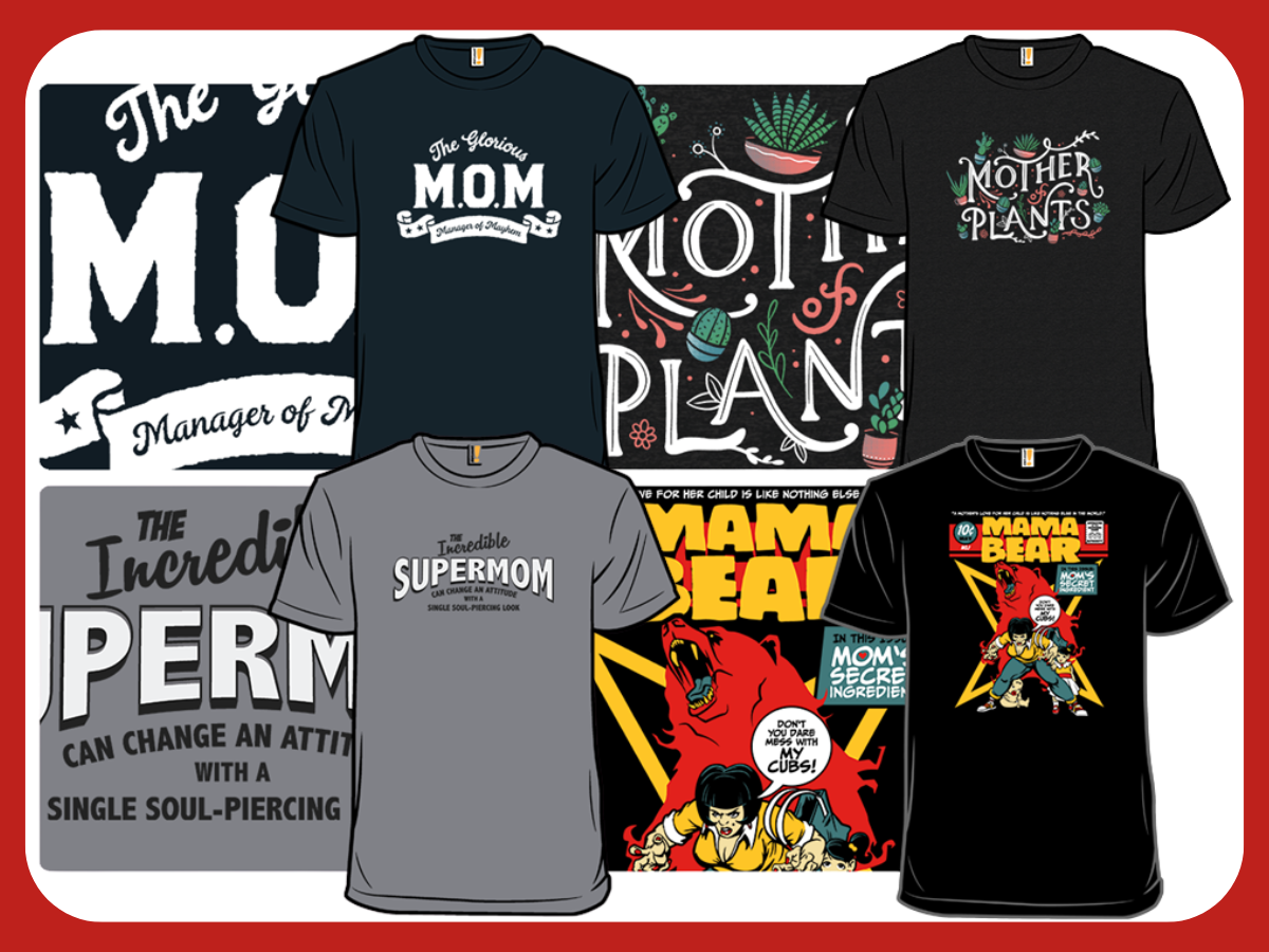 woot mother's day graphic tees