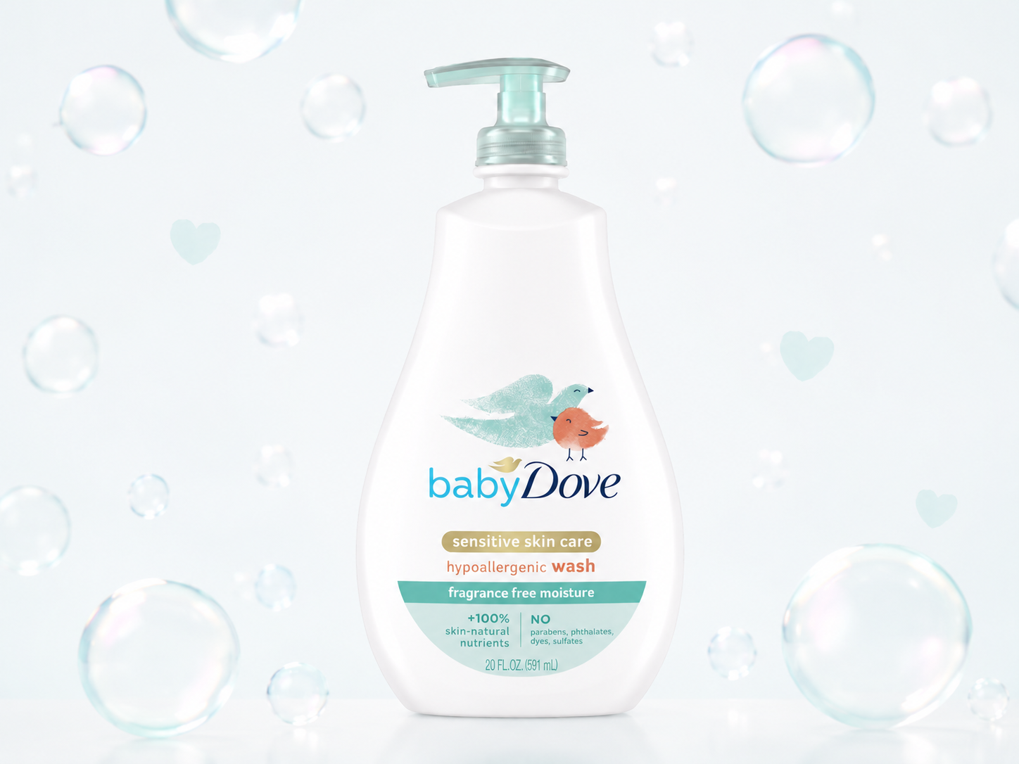 baby dove body wash